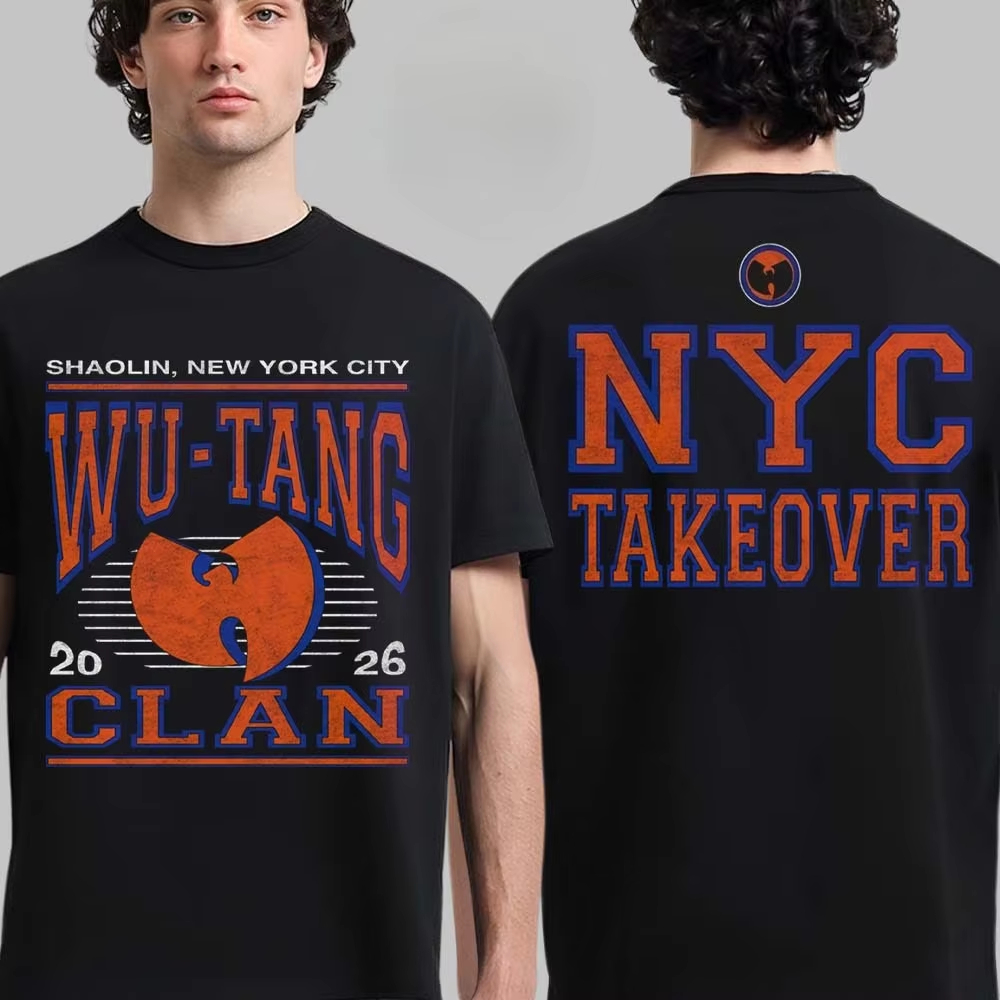 Summer Clothing Nyc - تي شيرت بطباعة Wu-Tang Clan NYC