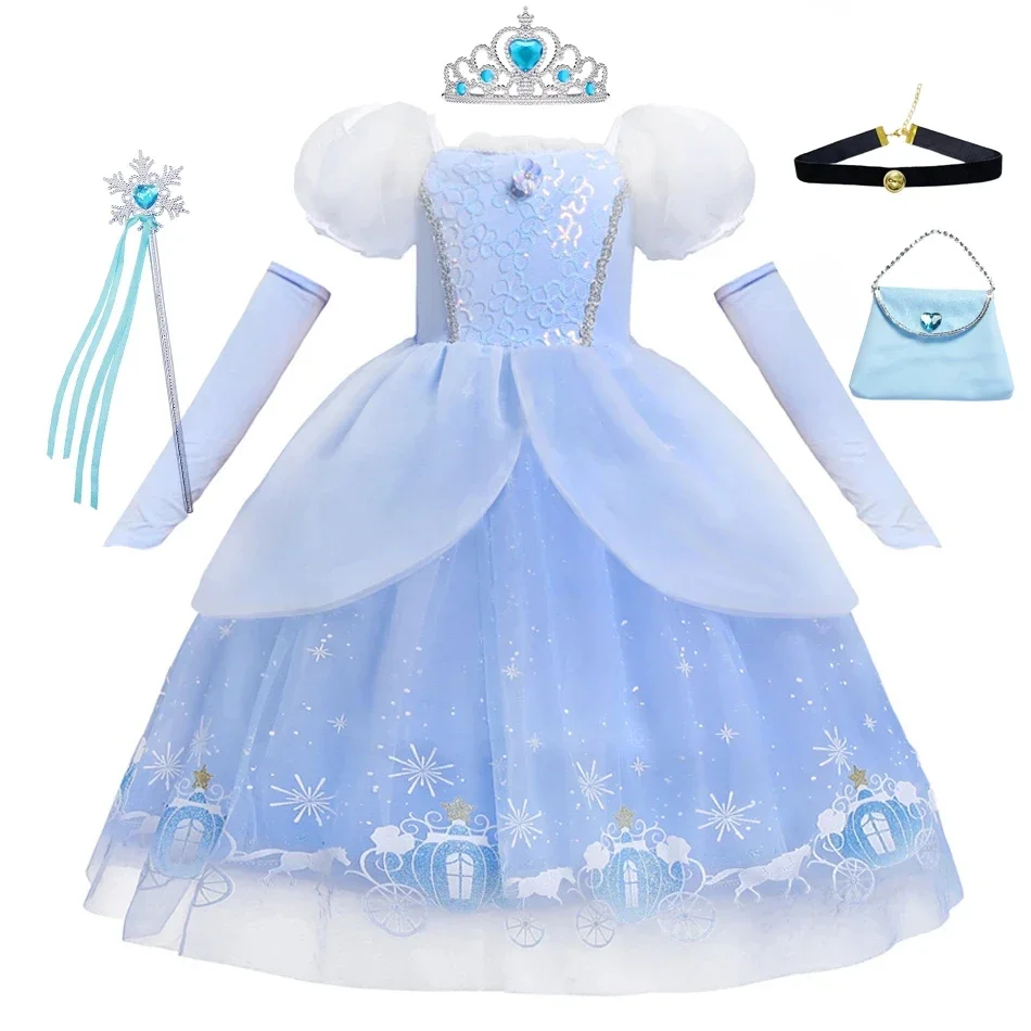 Summer Clothing Gifts - فستان سندريلا الأميرة التنكري للفتيات والأطفال