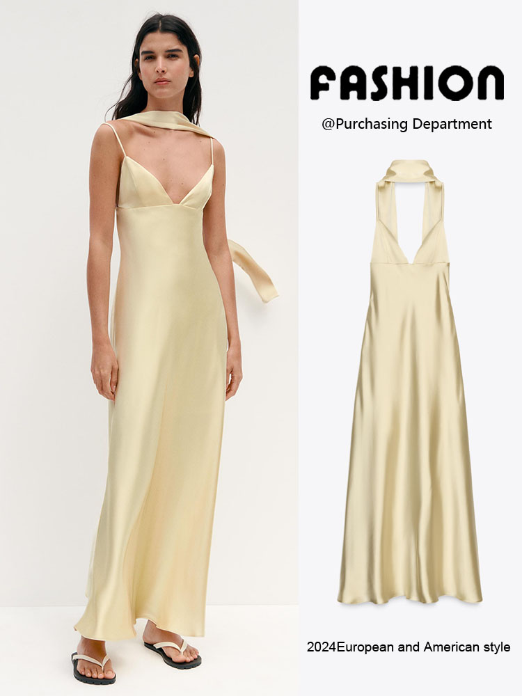 Quality Summer Clothing - فستان سهرة نسائي أنيق جديد للصيف
