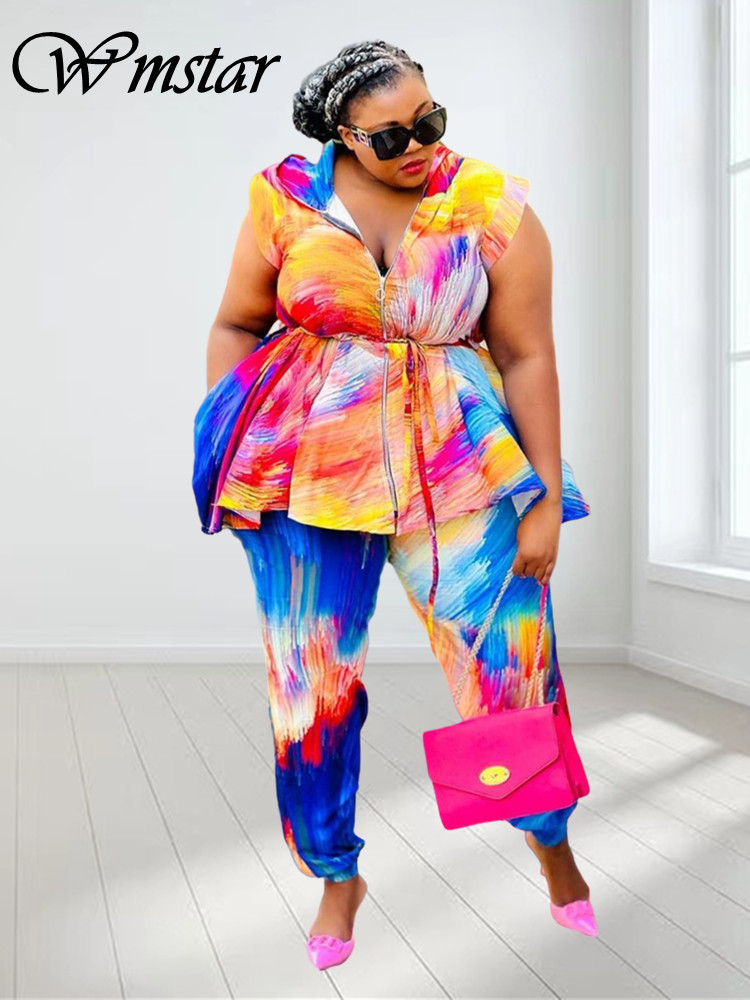 Summer Clothing Wholesale - Wmstar حجم كبير النساء الملابس قطعتين