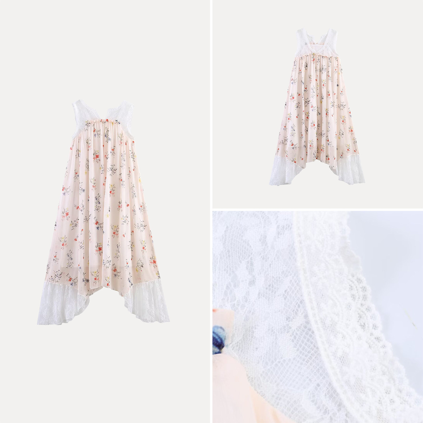 Summer Line Clothing Brand - فستان أنيق بدون أكمام مع حواف