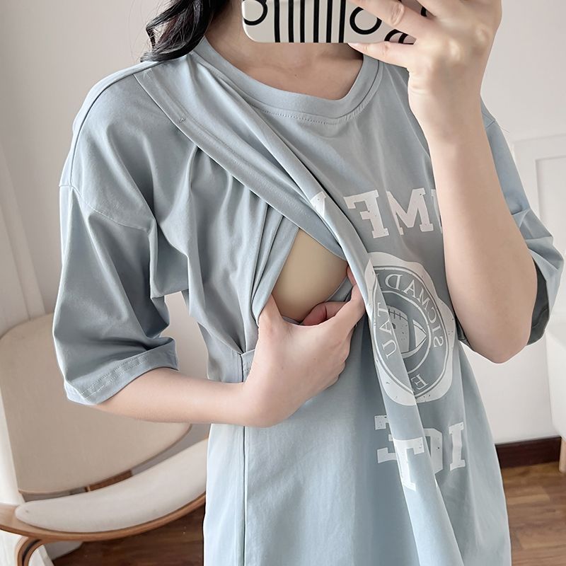 فستان رضاعة للحوامل، قميص نوم  - مراجعة Summer Clothing وسعره