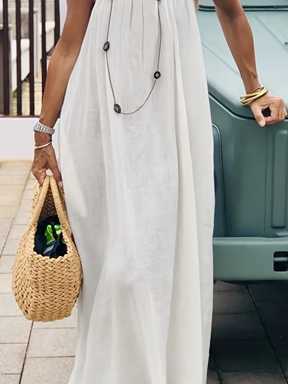 فستان منزلي نسائي فضفاض طويل ب - مراجعة Summer Line Clothing Brand وسعره