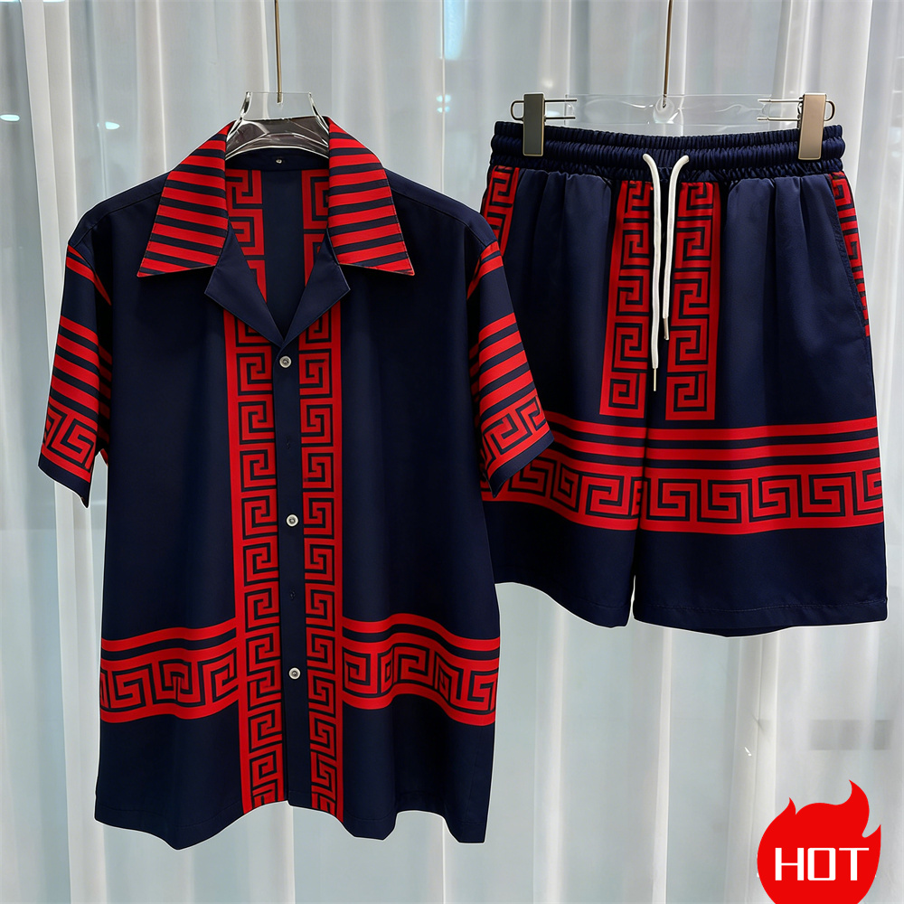 طقم رجالي مطبوع رقميًا من قطعت - مراجعة Quality Summer Clothing وسعره