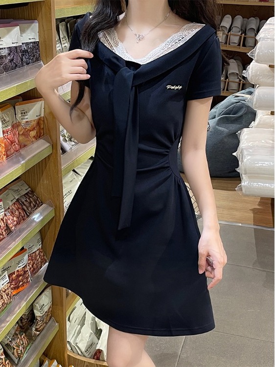 فستان صيفي بقصة A-Line مزين با - مراجعة Summer Clothing Old Navy وسعره