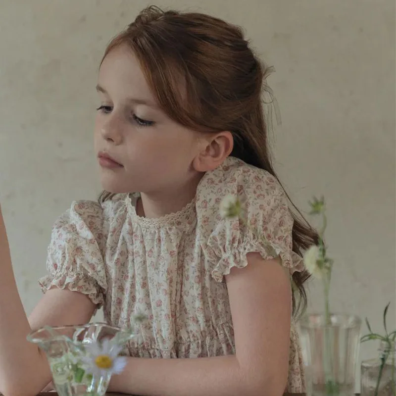 فستان صيفي للفتيات ، مطبوع لطي - مراجعة Summer Line Clothing Brand وسعره