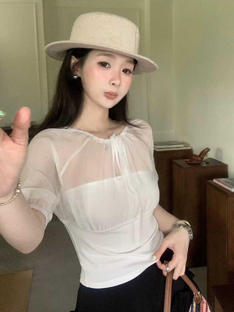 بلوزة من الحرير التوتي بأكمام  - مراجعة Summer Clothing وسعره