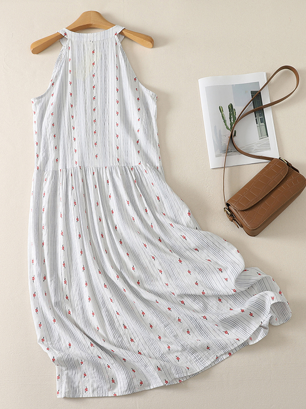 فستان أنيق بقصة A-Line بنقشة ز - مراجعة Summer Line Clothing Brand وسعره