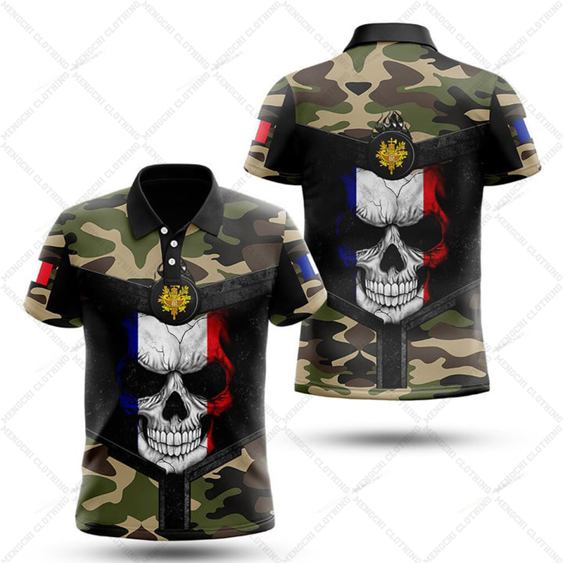 قميص بولو مخصص بتصميم علم فرنس - مراجعة Summer Clothing Names وسعره