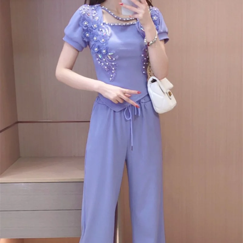 واسعة الساق السيدات بنطلون الأ - مراجعة Summer Clothing Wholesale وسعره