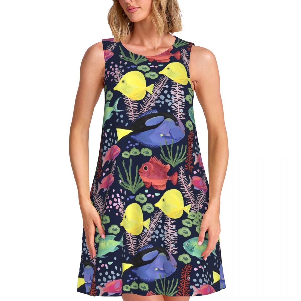 فستان نسائي أنيق بدون أكمام بت - مراجعة Summer Clothing Ideas For Women وسعره