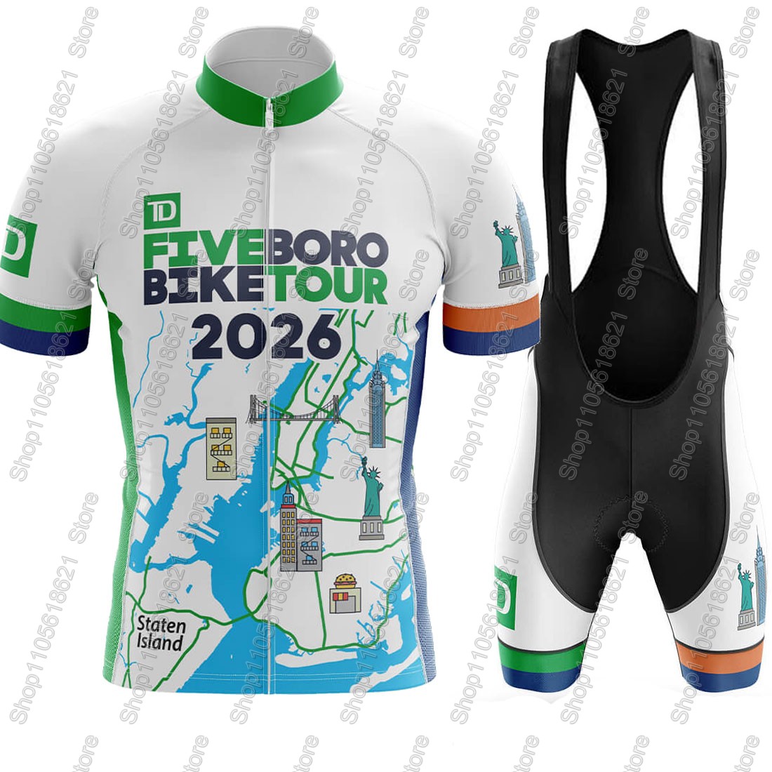 طقم قميص فريق NYC-Cycling-Tour - مراجعة Summer Clothing Nyc وسعره