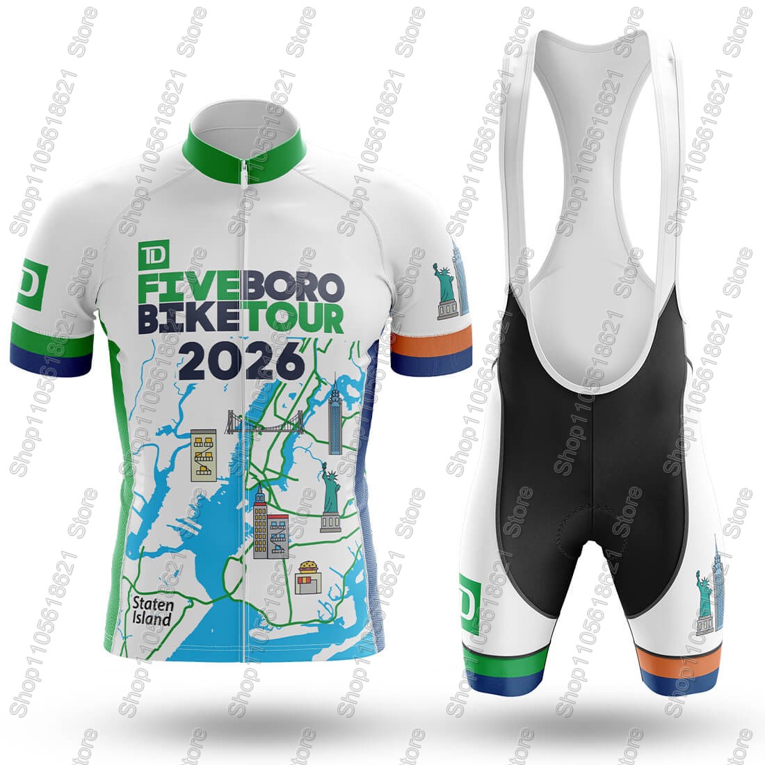طقم قميص فريق NYC-Cycling-Tour - مراجعة Summer Clothing Nyc وسعره