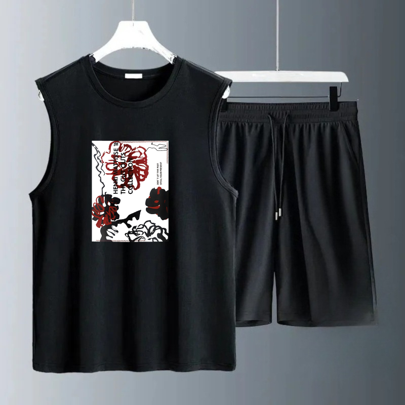 طقم تيشيرتات رجالية بدون أكمام - مراجعة Summer Clothing وسعره