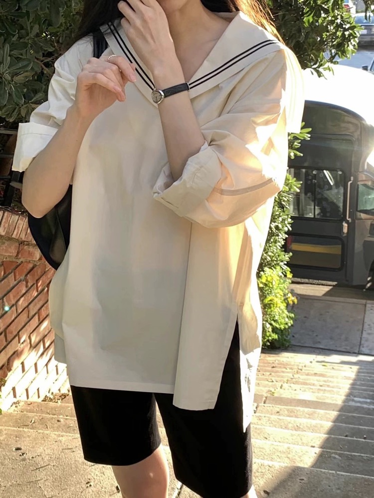 قميص نسائي صيفي 2023 فضفاض بأك - مراجعة Summer Clothing Old Navy وسعره