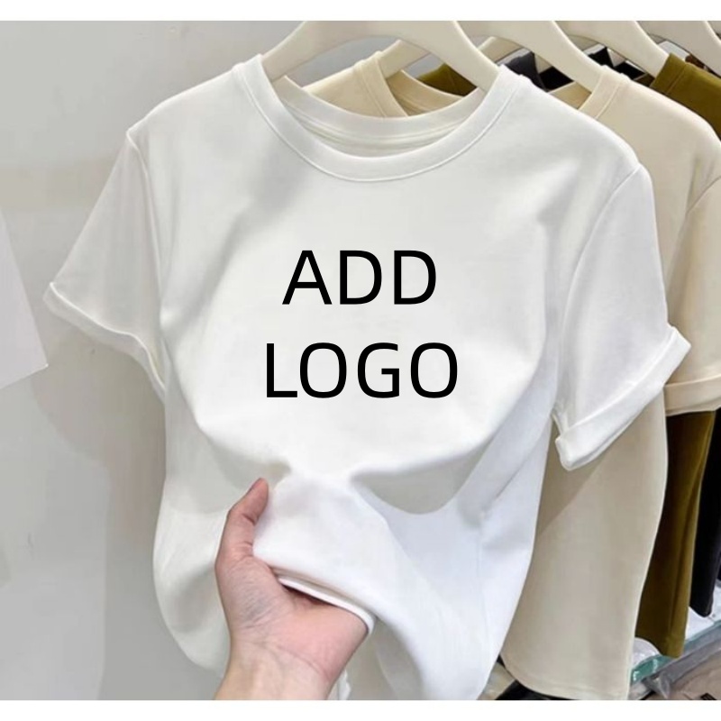 تي شيرت نسائي قطني مخصص للبيع  - مراجعة Summer Clothing Wholesale وسعره