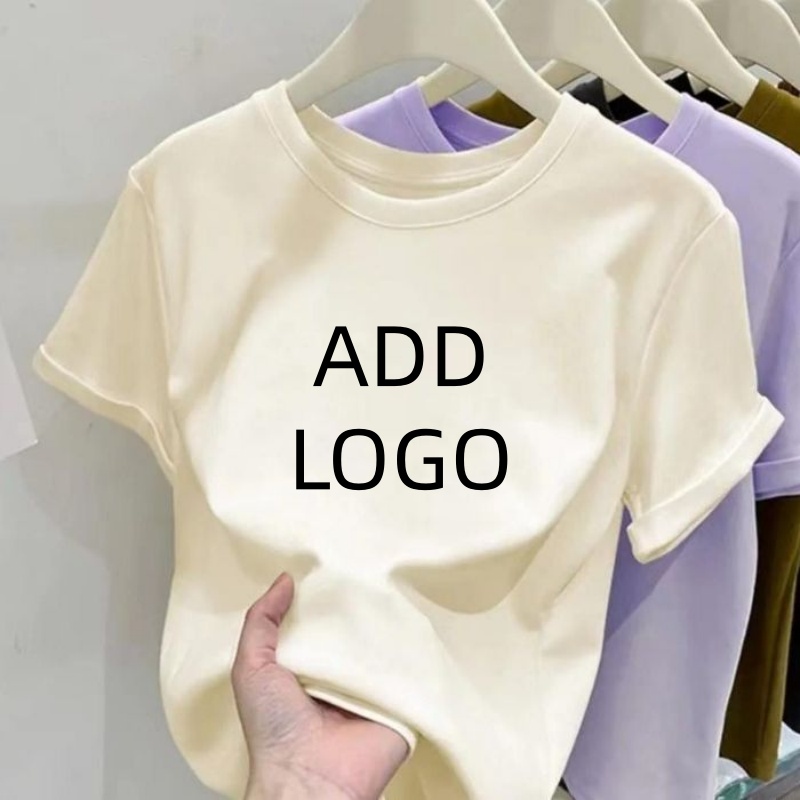 تي شيرت نسائي قطني مخصص للبيع  - مراجعة Summer Clothing Wholesale وسعره
