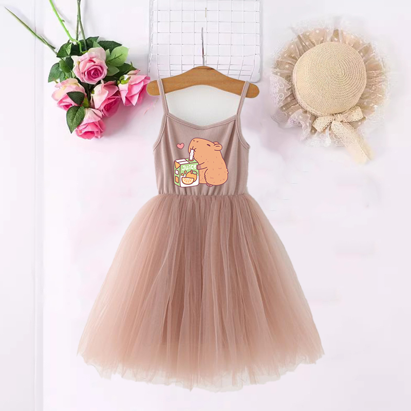 فساتين كابيبارا للفتيات مطبوعة - مراجعة Summer Clothing Gifts وسعره