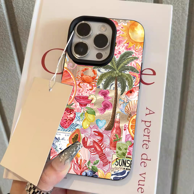 غطاء هاتف بنمط كولاج حفلات الش - مراجعة Summer Closet وسعره