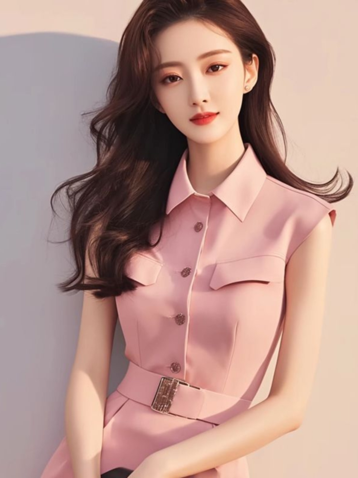 فستان طويل أنيق باللون الوردي، - مراجعة Summer Line Clothing Brand وسعره