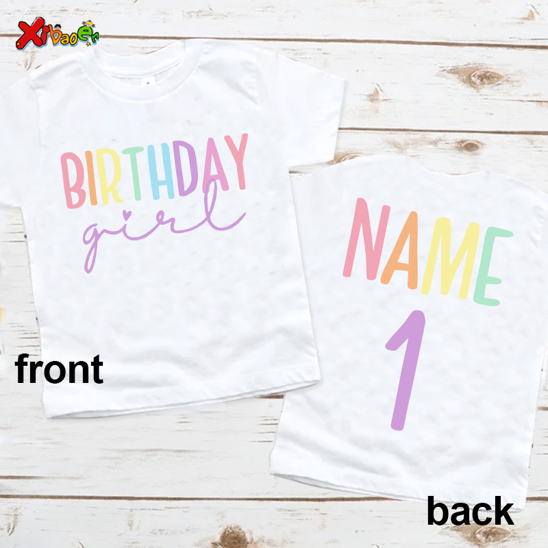 عيد ميلاد فتاة تي شيرت ملابس ا - مراجعة Summer Clothing Names وسعره