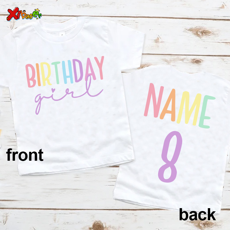 عيد ميلاد فتاة تي شيرت ملابس ا - مراجعة Summer Clothing Names وسعره
